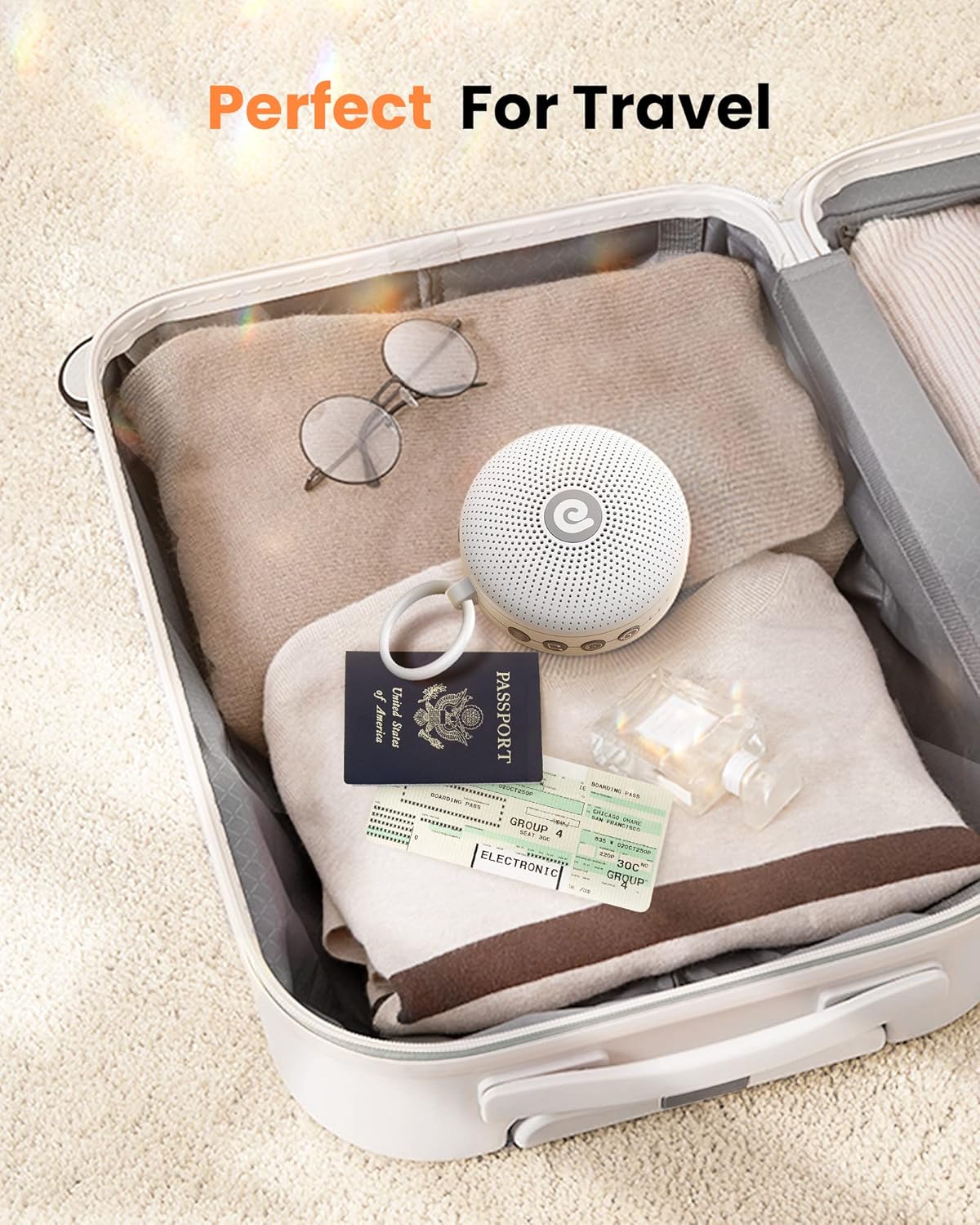 Transform Your Sleep with the Portable D11 Max Noise Machine – 21 Soothing Sounds, Long-Lasting Battery, and Perfect for Home or Travel!